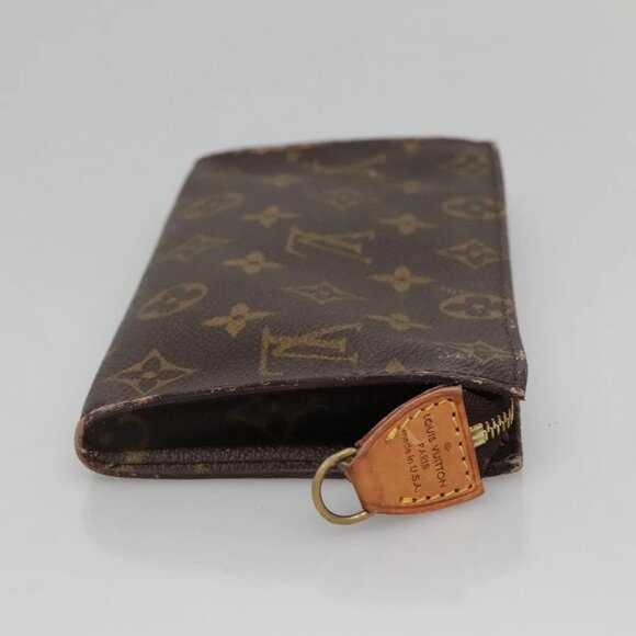 LOUIS VUITTON Monogram Bucket GM Accessory Pouch LV Auth 134564 - Picture 3 of 16